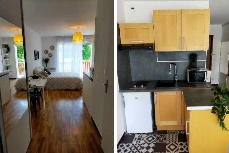 Studio centre ville Cambo